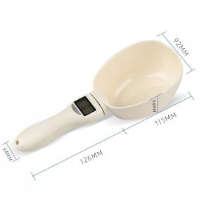 WAGA KUCHENNA Łyżka Ręczna z MIARKĄ 800g LCD XL 19