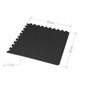 zestaw 6 x mata pod sprzęt puzzle gruba 1,2 cm 6