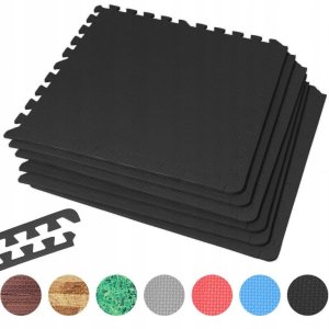 zestaw 6 x mata pod sprzęt puzzle gruba 1,2 cm 10