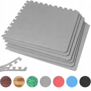 zestaw 6 x mata pod sprzęt puzzle gruba 1,2 cm 12