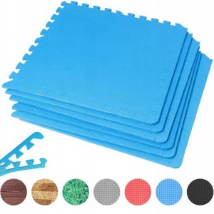 zestaw 6 x mata pod sprzęt puzzle gruba 1,2 cm 10