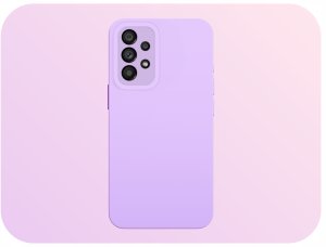 Etui do Samsung Galaxy A53 5G (Osłona Kamery, Fioletowe, Plecki)   Szkło 9H 2