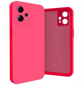 Hello Case Etui do Motorola Moto G13 / G23 (Osłona Kamery, Fuksjowe, Ochronne)   Szkło 6