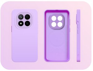 Hello Case Etui do Xiaomi Redmi Note 14 Pro Plus 5G (Osłona Kamery, Fioletowe)   Szkło 4