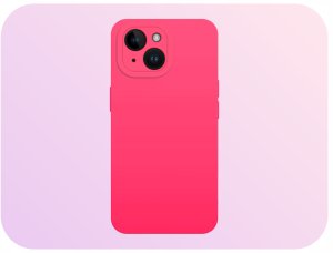 Etui do Apple iPhone 14 (Do Magsafe, Osłona Kamery, Fuksjowe, Case)   Szkło 2