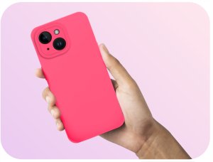 Etui do Apple iPhone 14 (Do Magsafe, Osłona Kamery, Fuksjowe, Case)   Szkło 5