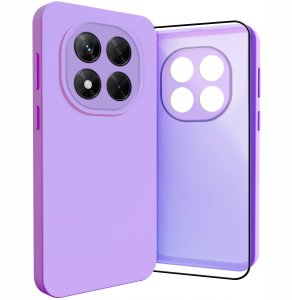 Etui do Xiaomi Redmi Note 14 Pro 5G (Osłona Kamery, Fioletowe)   Szkło 9H 1
