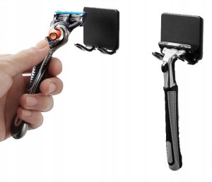 UCHWYT NA MASZYNKĘ GOLARKĘ Stalowy Wieszak SREBRNY 2