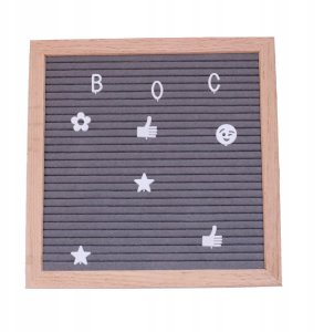 TABLICA FILCOWA KORKOWA Szara + 460 LITER + STOJAK 2