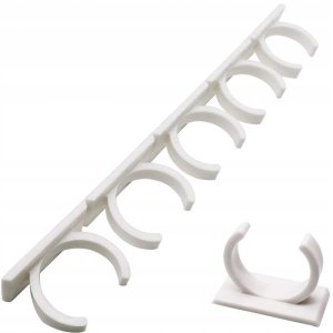 UCHWYT Kuchenny NA PRZYPRAWY Leki do SZAFKI 5 miejsc UNIWERSALNY Biały 4