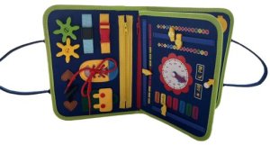 Tablica MONTESSORI Walizka EDUKACYJNA Sensoryczna dla DZIECI Manipulacyjna 14