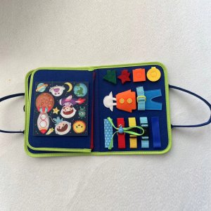 Tablica MONTESSORI Walizka EDUKACYJNA Sensoryczna dla DZIECI Manipulacyjna 3