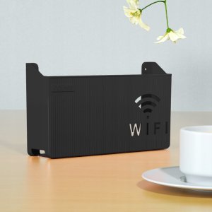 UCHWYT ŚCIENNY PÓŁKA na ROUTER WIFI SWITCH Blue 11