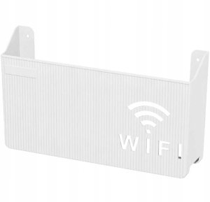 UCHWYT ŚCIENNY PÓŁKA na ROUTER WIFI SWITCH Blue 12