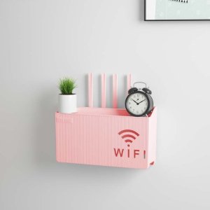 NETGEAR UCHWYT ŚCIENNY PÓŁKA na ROUTER WIFI SWITCH Różowa 3