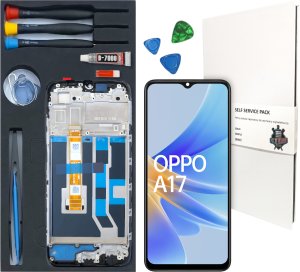 WYŚWIETLACZ LCD DO OPPO A17 ORYGINAŁ RAMKA ZESTAW WYMIANA WYŚWIETLACZA 1
