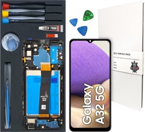 WYŚWIETLACZ LCD DO SAMSUNG GALAXY A32 5G RAMKA ZESTAW WYMIANA WYŚWIETLACZA 1