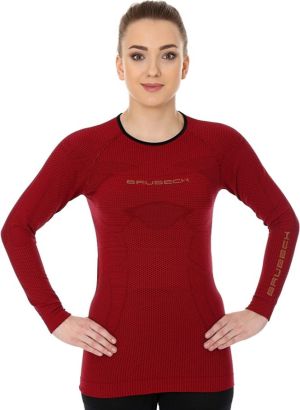 Brubeck Koszulka damska 3D Run PRO z długim rękawem czerwona r. M (LS13140) 1