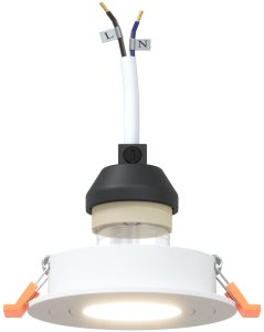 vidaXL Reflektory wpuszczane 12 szt. Okrągłe GU10 Białe 91 mm 9