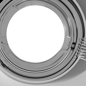 vidaXL Reflektory wpuszczane 12 sztuk Kwadrat GU10 Srebrny 91x91 mm 8