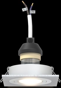 vidaXL Reflektory wpuszczane 12 sztuk Kwadrat GU10 Srebrny 91x91 mm 10