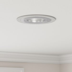 vidaXL Lampy wpuszczane  24 szt. Okrągły GU10 Srebrny 91 mm 1