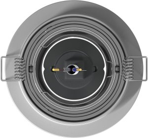 vidaXL Lampy wpuszczane 24 szt. Okrągły GU10 Srebrny 91 mm 6