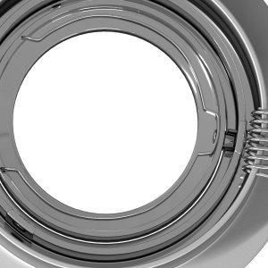 vidaXL Lampy wpuszczane 24 szt. Okrągły GU10 Srebrny 91 mm 8