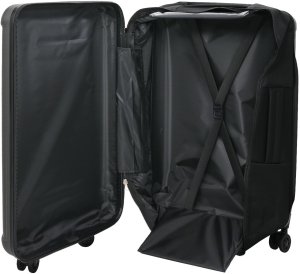 vidaXL Składana walizka twarda 24 '' Ciemnoszara 43x27x66 cm ABS 1