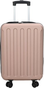 vidaXL Składana walizka  Twarda 20'' Różowe złoto 34x23x55.5 cm ABS 1