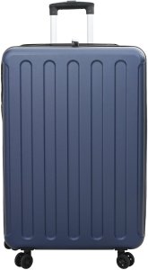 vidaXL Składana Walizka Twarda 28"" Ciemnoniebieska 50x30x76 cm ABS 1