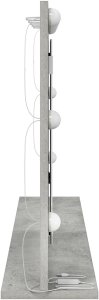 Lustro vidaXL Lustro Toaletowe Szary beton Beton 100 x 55 x 18 cm Lustro 4