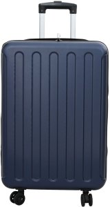vidaXL Składana walizka twarda 24'' Ciemnoniebieska 43x27x66 cm ABS 1