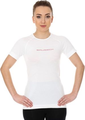 Brubeck Koszulka damska 3D Run PRO z krótkim rękawem biała r. L (SS12030) 1