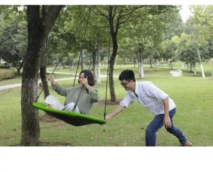 Huśtawka bocianie gniazdo 120cm zie-czar  Malatec 00023515 9