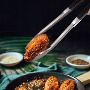 SZCZYPCE DO GRILLA Stal 430 NIERDZEWNA XXL 45cm 7