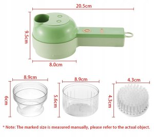 SZATKOWNICA KRAJALNICA Elektryczna DO WARZYW MIĘSA 3