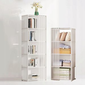 SZAFA Modułowa SKŁADANA Wieszak GARDEROBA na UBRANIA Metalowa 125x28x80cm 7