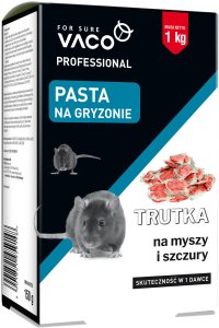 Vaco Zestaw Deratyzacyjny 2x Trutka na Myszy i Szczury 1 kg + 4x Karmnik Stacja 2