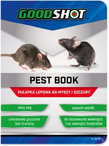 Lep na szczury Pułapka na szczury i myszy 31,5x21x1cm GOODSHOT 1