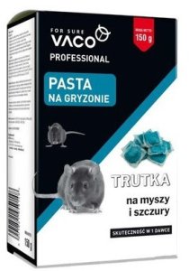 Trutka na szczury myszy Pasta 150gr Saszetki Brodifakum Bitrex VACO PRO 2