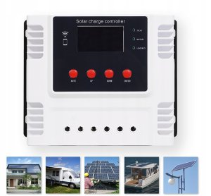 STEROWNIK Panel WIFI SOLARNY REGULATOR 12-48V 60A 3