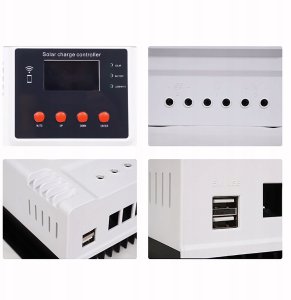 STEROWNIK Panel WIFI SOLARNY REGULATOR 12-48V 60A 4