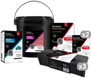 Zestaw Deratyzacyjny VACO PROFESSIONAL "Total Control" aż 8 produktów 1