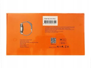 SmartWatch X10 PRO METALOWY Menu PL Rozmowy NFC 1.55" HD Męski Android iOS 14