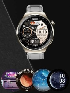 SmartWatch X10 PRO METALOWY Menu PL Rozmowy NFC 1.55" HD Męski Android iOS 3