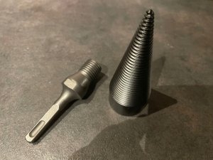 ŚWIDER Łuparka DO DREWNA STOŻEK 45mm WIERTŁO XXXL 6