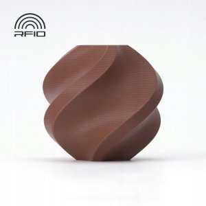 Filament Bambu Lab PLA Matte 1,75mm 1kg - w zestawie z wielorazową szpulą - Dark Brown} 2