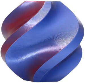 Filament Bambu Lab PLA Silk Dual Color 1,75mm 1kg - w zestawie z wielorazową szpulą - Midnight Blaze} 1