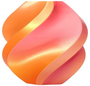 Filament Bambu Lab PLA Silk Dual Color 1,75mm 1kg - w zestawie z wielorazową szpulą - Gilded Rose} 1